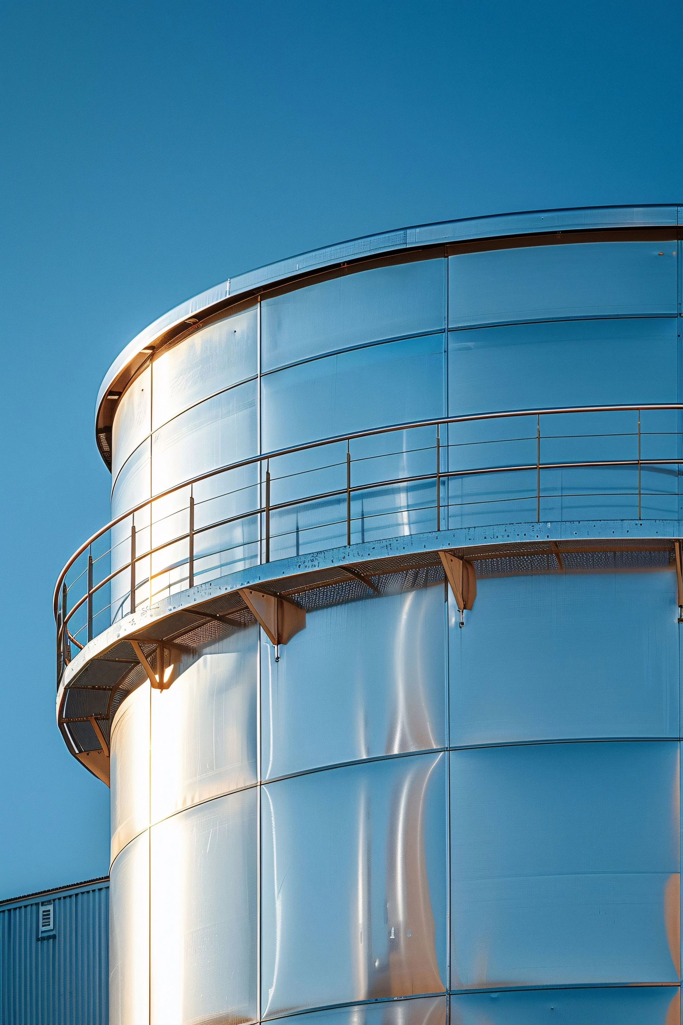 Prefabricated industrial tanks